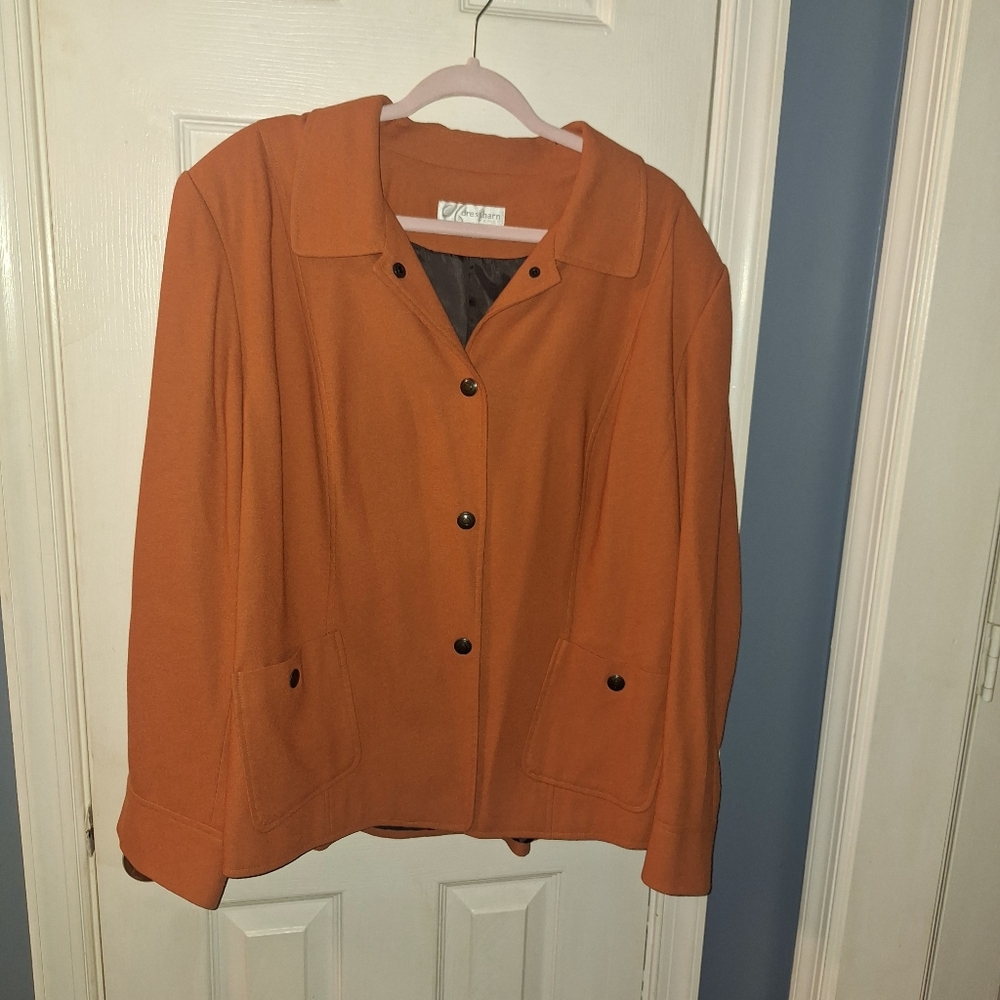 Dress Barn Orange Women's Jacket**